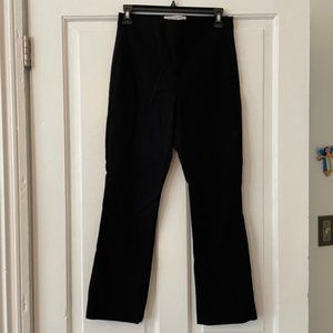 MM LaFleur black stretch pants with side zipper